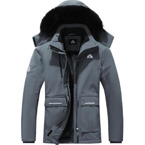 MOERDENG Women's Waterproof Winter Snow Coat Windproof Ski Jacket Hooded Snowboarding Jackets in Kuwait