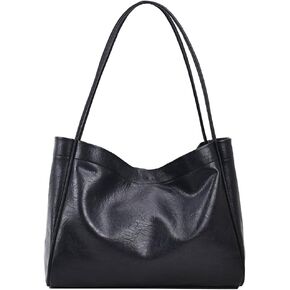 2025 Leather Tote Bag, Hobo Bag Purses for Women Shoulder Bag College Tote Hobo Bags Soft Vegan Crossbody Underarm Handbag