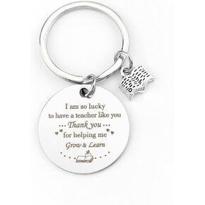 Teacher Appreciation Gifts from Student Keychain Thank You Gift Teacher Appreciation Week Gifts End of Year Teacher Gift Easter Gifts Graduation Gifts Christmas Halloween Valentines Birthday Gifts