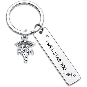 7RVZM Nurse Coworker Jewelry Nursing Graduation Keychain Nursing Student Jewelry