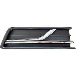 Replacement Fog Light Cover For 2016-2019 Volkswagen Passat Textured Front Right-Passenger Side Bumper Without fog light hole