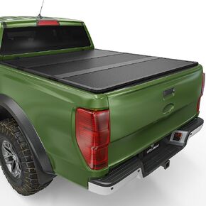 YITAMOTOR FRP Hard Tri-fold Truck Bed Tonneau Cover Fits for Ford Maverick 2022 2023 2024 2025, 4.5 ft Bed