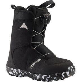 Burton Grom BOA Snowboard Boots Kid's Sz 3K Black