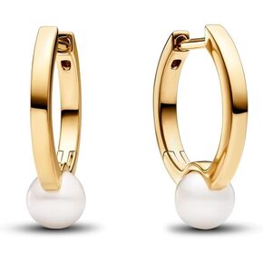 PANDORA Treated Freshwater Cultured Pearl Hoop Earrings - With Gift Box