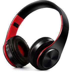 Bluetooth Over The Ear Headphone Stereo Sound Computer PC Headset for Gaming Meeting Chat with Mic/Soft Earmuffs/Foldable/TF 3.5mm Jack for Universal Connectivity (2 Pcs a Bundle)