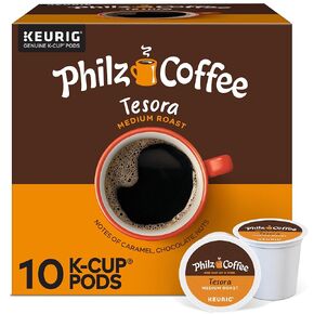 Philz Coffee Tesora K-Cup® Pod Coffee, Single Serve Keurig® K-Cup® Pods, Medium Roast Coffee, 10 count