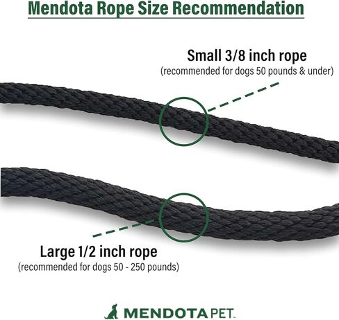 Mendota Pet Snap Leash, 1/2-Inch by 4-Feet, Black in Saudi Arabia