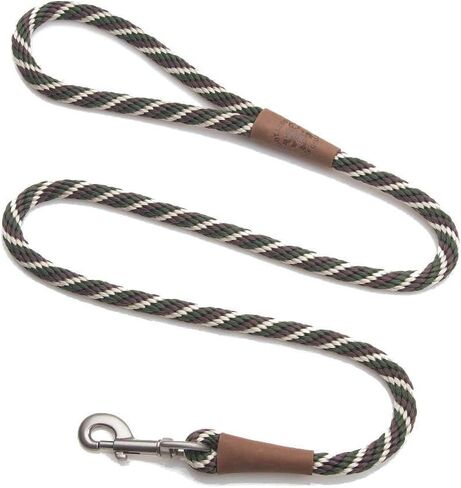 Mendota Pet Snap Leash, 1/2-Inch by 4-Feet, Black in Saudi Arabia