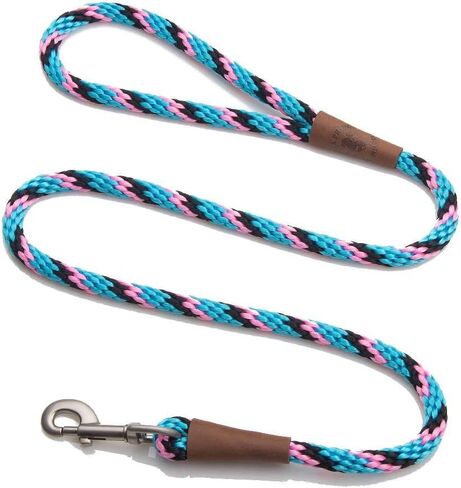 Mendota Pet Snap Leash, 1/2-Inch by 4-Feet, Black in Saudi Arabia