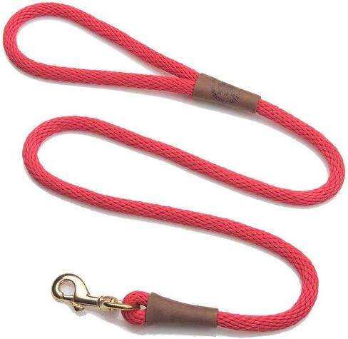 Mendota Pet Snap Leash, 1/2-Inch by 4-Feet, Black in Saudi Arabia