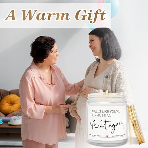 Baby Pregnancy Announcements, Baby Shower Gifts Ideas - A Bun in The Oven Candles, Pregnancy Reveal to Parents, Best Pregnancy Announcement Gift for Grandparents, Uncle, Aunt in Saudi Arabia