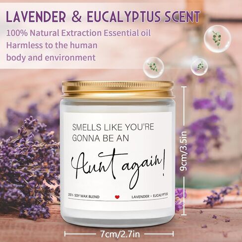 Baby Pregnancy Announcements, Baby Shower Gifts Ideas - A Bun in The Oven Candles, Pregnancy Reveal to Parents, Best Pregnancy Announcement Gift for Grandparents, Uncle, Aunt in Saudi Arabia