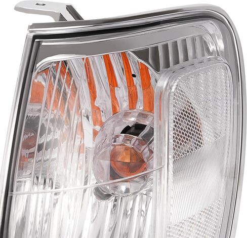 HECASA Pair Corner Lights Compatible with 1998-2004 Toyota Land Cruiser Replacement for 81520-60350 81510-60480 Corner Lamps Parking Light Assembly Plastic Clear Lens in Saudi Arabia