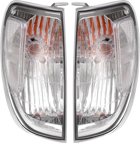 HECASA Pair Corner Lights Compatible with 1998-2004 Toyota Land Cruiser Replacement for 81520-60350 81510-60480 Corner Lamps Parking Light Assembly Plastic Clear Lens in Saudi Arabia