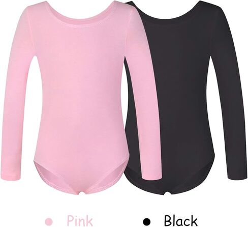 Phineein Girls Long Sleeve Team Basic Leotards For Kids in Kuwait