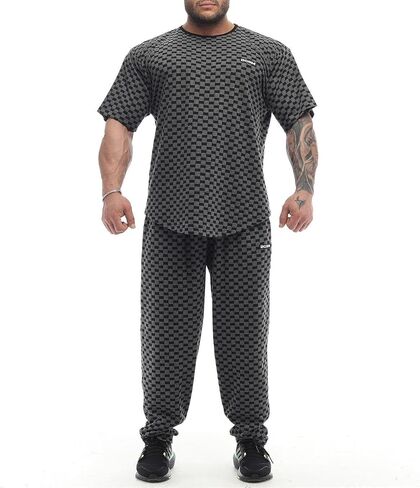 Men's Oversize Gym Fitness and Bodybuilding T-Shirt, Elastic and Lightweight Lifestyle Top in Kuwait
