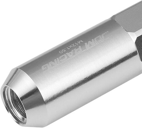 DNA MOTORING LN-ZTL-9030-15-RD 20Pcs Open/Closed End Style M12 x 1.5 20mm OD/107mm Height Wheel Lug Nuts w/Deep Drive Extension, Red in Saudi Arabia