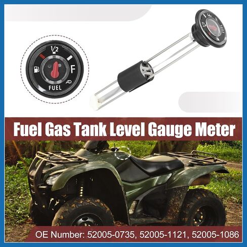 ATV Fuel Gas Tank Level Gauge Meter with Cap for Kawasaki Bayou 220 KLF for Kawasaki Prairie KVF Replace 52005-0735 52005-1121 Gas Tank Gauge Fuel Float Gauge Item Replacement in Saudi Arabia