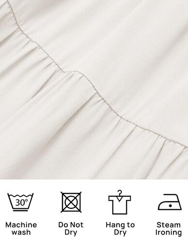 ZESICA Women's 2025 Summer Spaghetti Strap Sleeveless Square Neck Ruffle A Line Swing Mini Dress in Kuwait