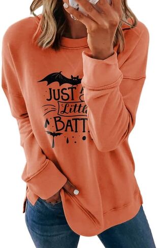 Dokotoo Women's Casual Crew Neck Christmas Sweatshirt Loose Soft Long Sleeve Pullover Tops in Saudi Arabia