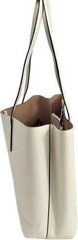 حقيبة Tory Burch 147947 Blake New Ivory White/Devon Sand مع أجهزة ذهبية للنساء بسحاب مركزي in Saudi Arabia