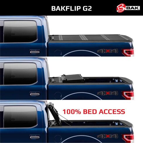 BAK BAKFlip G2 Hard Folding Truck Bed Tonneau Cover | 226601 | Fits 2005 - 2016 Honda Ridgeline 5' Bed (60") in Saudi Arabia