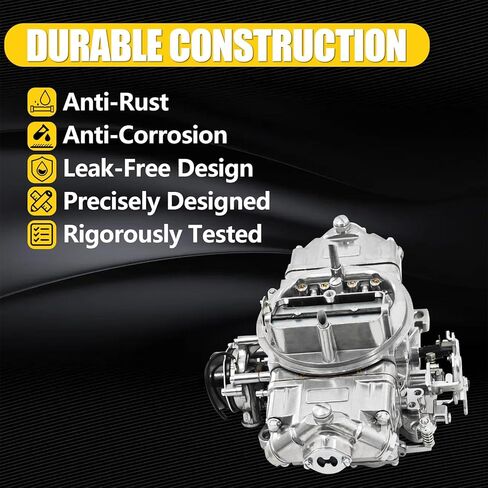 BR-67255 المكربن ​​650 CFM 4150 نموذج 4 برميل متوافق مع هولي سريع الوقود Brawler دييكاست المكربنات الميكانيكية الثانوية الكهربائية الاختناق، شفة تتحمل مربع in Kuwait