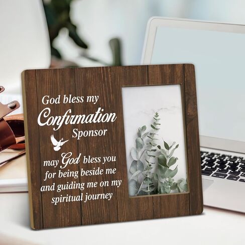 هدايا أبناء عمومة TSUYAWU للنساء والرجال، هدايا عيد ميلاد لأبناء العمومة، إطار صورة خشبي لأبناء العمومة الريفي مقاس 8 × 10 بوصة على سطح الطاولة والتركيب على الحائط (عرض الصورة 4 × 6 بوصة) in Kuwait