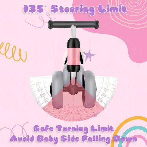 Baby Balance Bike for 6-24 Months, Perfect First Bike or Birthday Gift, Safe Riding Kids Toy for 1 Year Old Toddler, Children Walker in Saudi Arabia