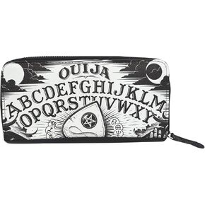Liquor Brand Black Magic Ouija Board and Planchette Zip Around Clutch Wallet