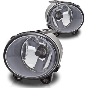 Fog Light Lamps 2003 2004 2005 2006 BMW X5 Series E53 OEM Replacement Set with H11 Bulbs 1Pair (Smoke Lens)