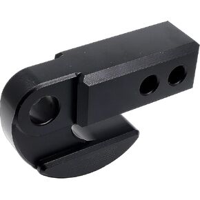 MZS Hitch Slider Skid Protection Fits 2 inch Hitch Receivers Compatible with D Ring Shackle Soft Shackle for Off-Road Vehicles Pickups Trucks SUV Towing Recovery