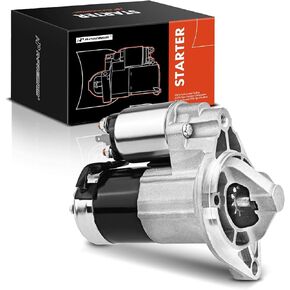 A-Premium Starter Motor Compatible with Jeep Grand Cherokee 2003 2004, TJ 2003-2006, Wrangler 2003-2006, 2.4L 4.0L, 12V 1.2KW 10 Teeth Clockwise, Replace# 56041012AE, M0T91082
