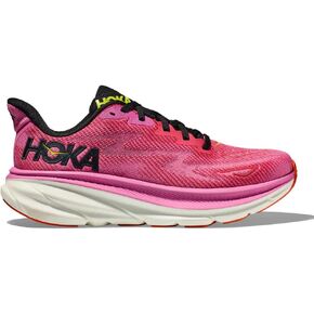 Hoka Women's Clifton 9 Sneaker, Raspberry/Strawberry, Women's US Size 7