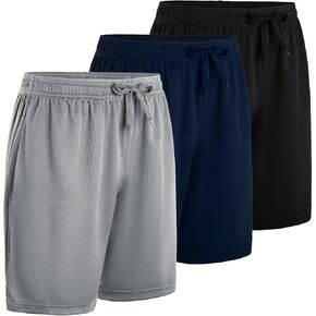 Yasumond Shorts for Men Pack Athletic Shorts for Men with Pockets Light Elastic Waistband Quick Dry Activewear