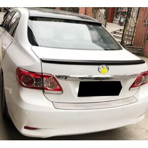 ABS Rear Spoiler Wing for 2009 2010 2011 2012 2013 Toyota Corolla CE LE Base Stylish Trunk Spoiler Wing Tail Lip Glossy Black