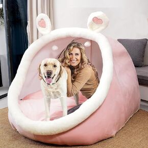 Human Dog Bed Foldable with 5 Adjustable Positions,Washable Plush Dog Bed for Humans Adults Doze Off（70''x35''x10''Inch）