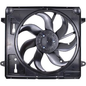 ApplianPar Engine Radiator Cooling Fan Assembly for Jeep Wrangler 2012-2017 Wrangler JK 2018 3.6L