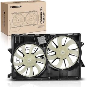 A-Premium Engine Radiator Cooling Fan Assembly Compatible with Select Jeep Models - KL Series Cherokee 2014-2023, 2.0L 2.4L 3.2L - Replace# 52014621AG