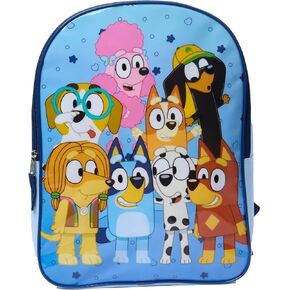 Bluey 15" Backpack Bingo Coco Rusty Honey Indy Chloe Snickers Kids School Bag