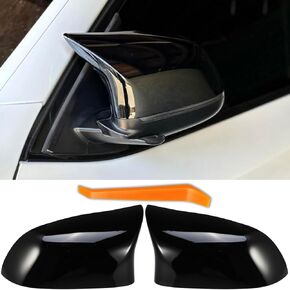 M Style Car Side Mirror Covers Caps Replacement for 2013-2018 BMW X5 F15 X3 F25(LCL) X4 F26 M40i X6 F16 Exterior Carbon Fiber Accessories Tuning Body Parts & Trim (Left-Right)