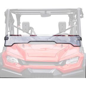 معطف صلب من KIWI MASTER بولي نصف الزجاج الأمامي لـ 2016-2024 Honda Pioneer 1000 ملحقات شديدة التحمل من البولي كربونات مقاومة للخدش in Kuwait