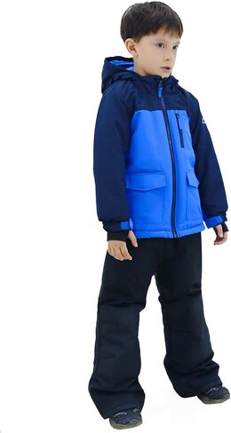 COZY Boys Snowsuit Hooded Water-repellent Ski Suit Windproof Winter Suit in Saudi Arabia