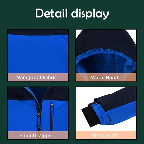 COZY Boys Snowsuit Hooded Water-repellent Ski Suit Windproof Winter Suit in Saudi Arabia