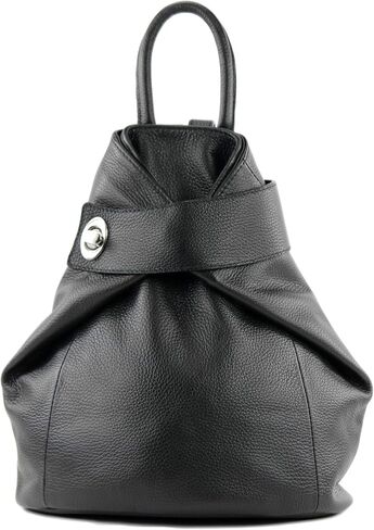 T179 - ital women backpack bag made of leather, Pigeon Blue, siehe Beschreibung in Saudi Arabia