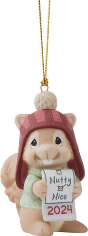 Precious Moments 241004 Our First Christmas Together Dated 2024 Couple Bisque Porcelain Ornament in Saudi Arabia