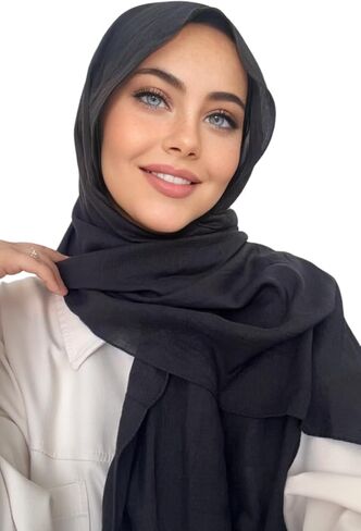 حجاب قطني ناعم لراحة يومية، حجاب قطني خفيف الوزن وجيد التهوية - مثالي للصيف، حجاب أنيق in Saudi Arabia