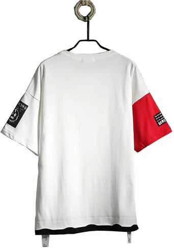 DUDHUH Men’s T-Shirts Techwear Japanese Streetwear Hip Hop Short Sleeve Shirts for Men in Kuwait