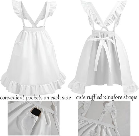 LTAKK Pioneer Dress Girls Colonial Costume Prairie Pilgrim Girl Dresses with Apron and Bonnet in Saudi Arabia
