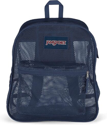 JanSport Mesh Pack - See Through Backpack, Navy in Saudi Arabia